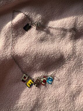 Colorful Andy Warhol Charm Necklace